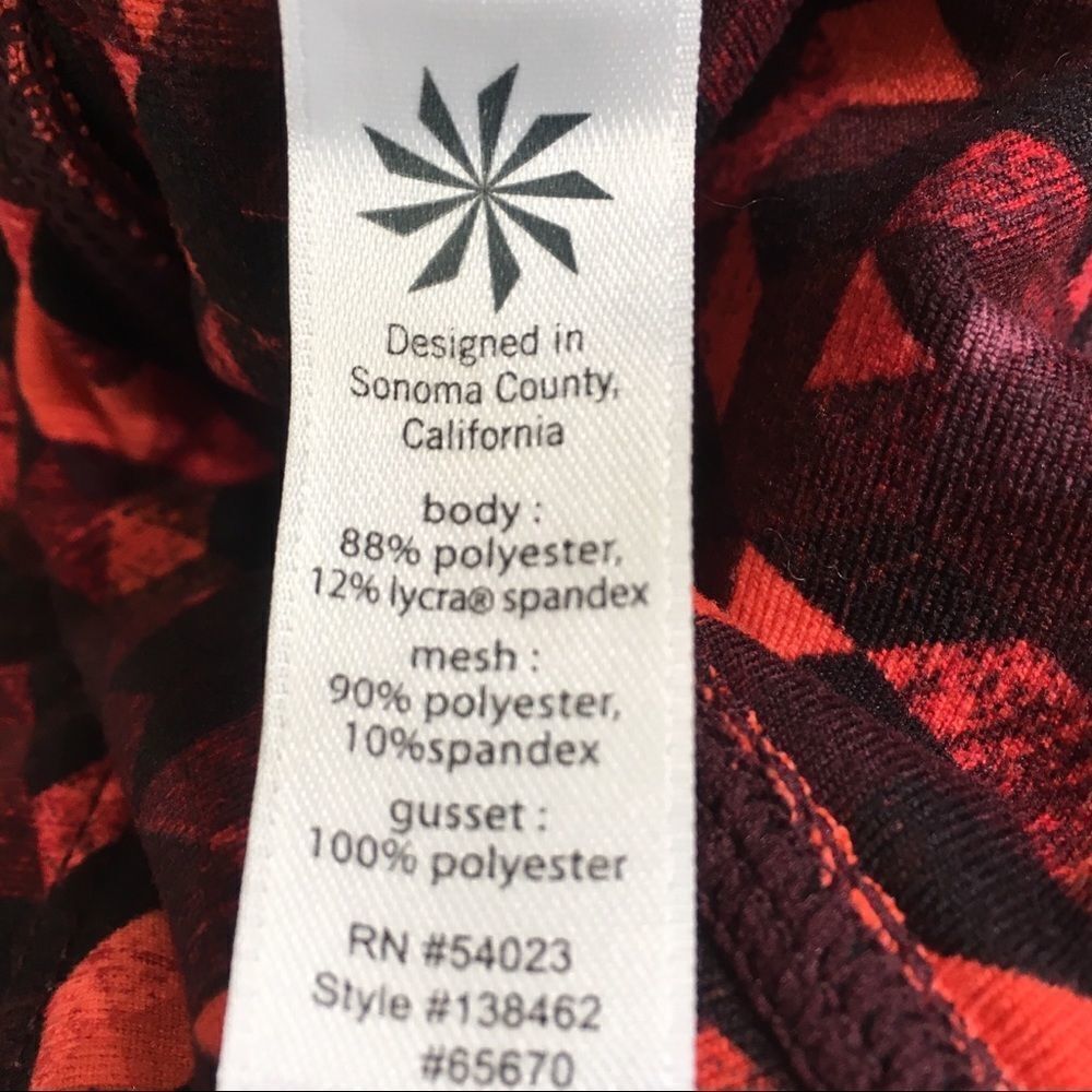 ATHLETA TRIANGULAR BE FREE WORKOUT TIGHTS LEGGINS SMALL - Picture 9 of 9